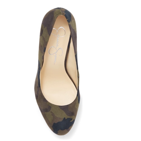 New Jessica Simpson Nellah Camo Platform Heels - Picture 4 of 12